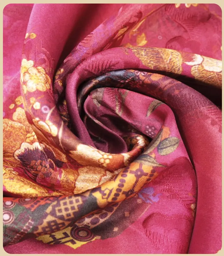Manufacture Custom Silk Scarf Designer Printing Printed Women Ladies Square Twill Silk Scarves