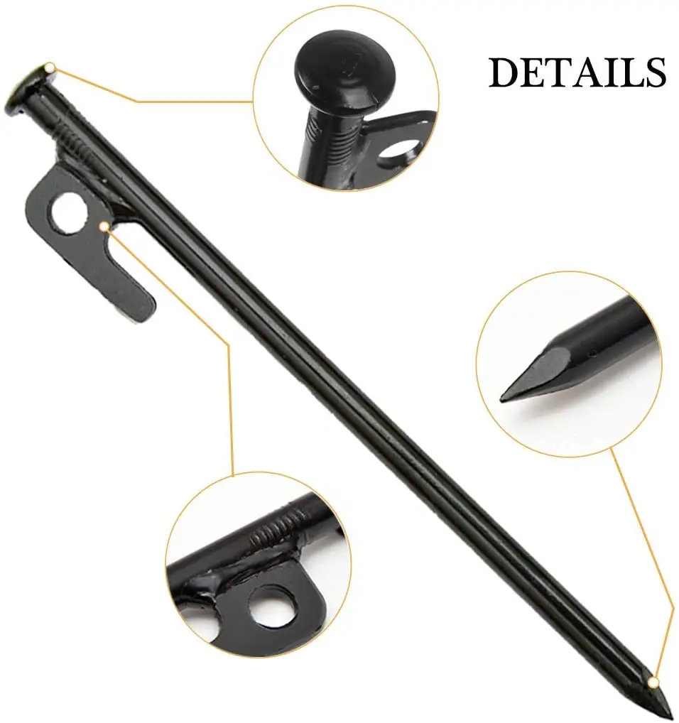 WOQI Durable Beach Sand    Accessory Steel Wire Garden   Metal  Tent Peg