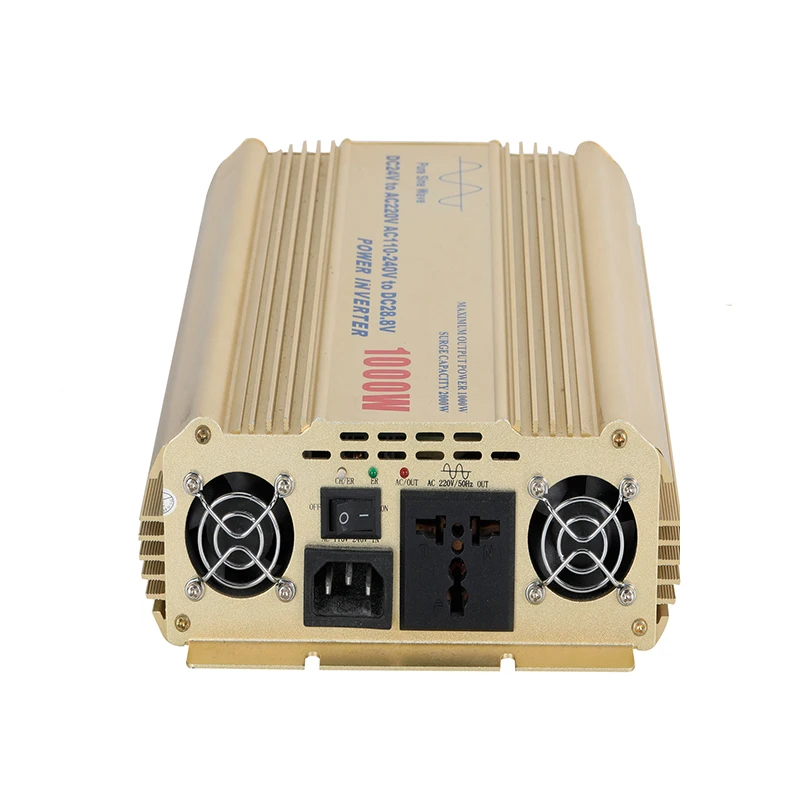 Home DC to AC Off Grid Inverter with Battery Charger Pure Sine Wave 1000W UPS Power Inverter