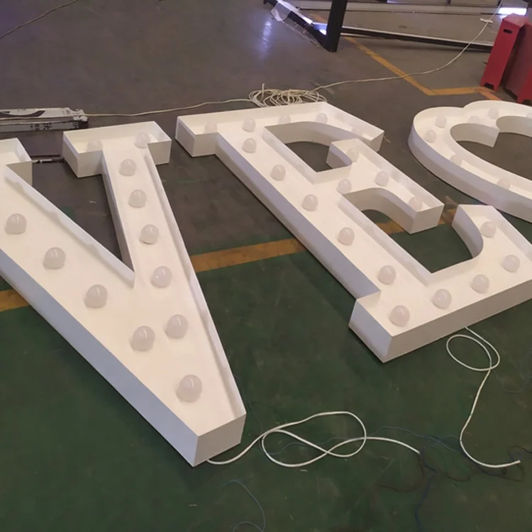 JAGUARSIGN Manufacturer Custom Marry Me Light Up Letters Wedding Decor LED Marquee Letter 4ft Mr and Mrs Sign