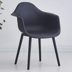 Simple Design Comfortable Coffee Shop Leisure Armchair PP Plastic Living Room Furniture Chairs