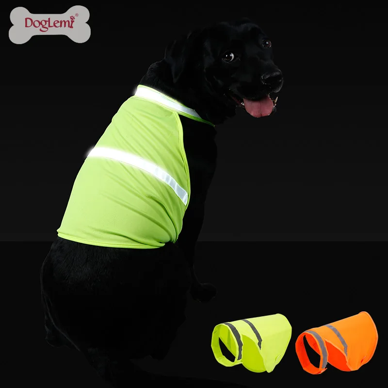 Dog Pet Reflective training Vest Dog Hunting Safety Vest Jacket High Visivility Vest Neon Color