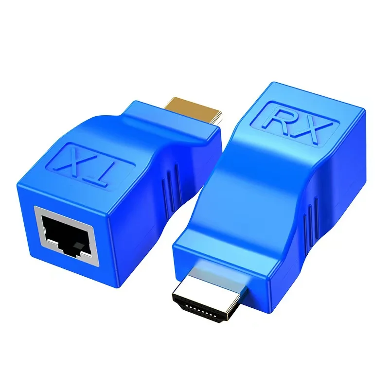 Преобразователь HDMI в Cat5 Cat6 RJ45 4K 30