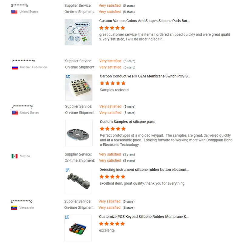 Silicon Tactile Keypad Can-bus Silicon Keypad Silicone Rubber Keypad Automotive