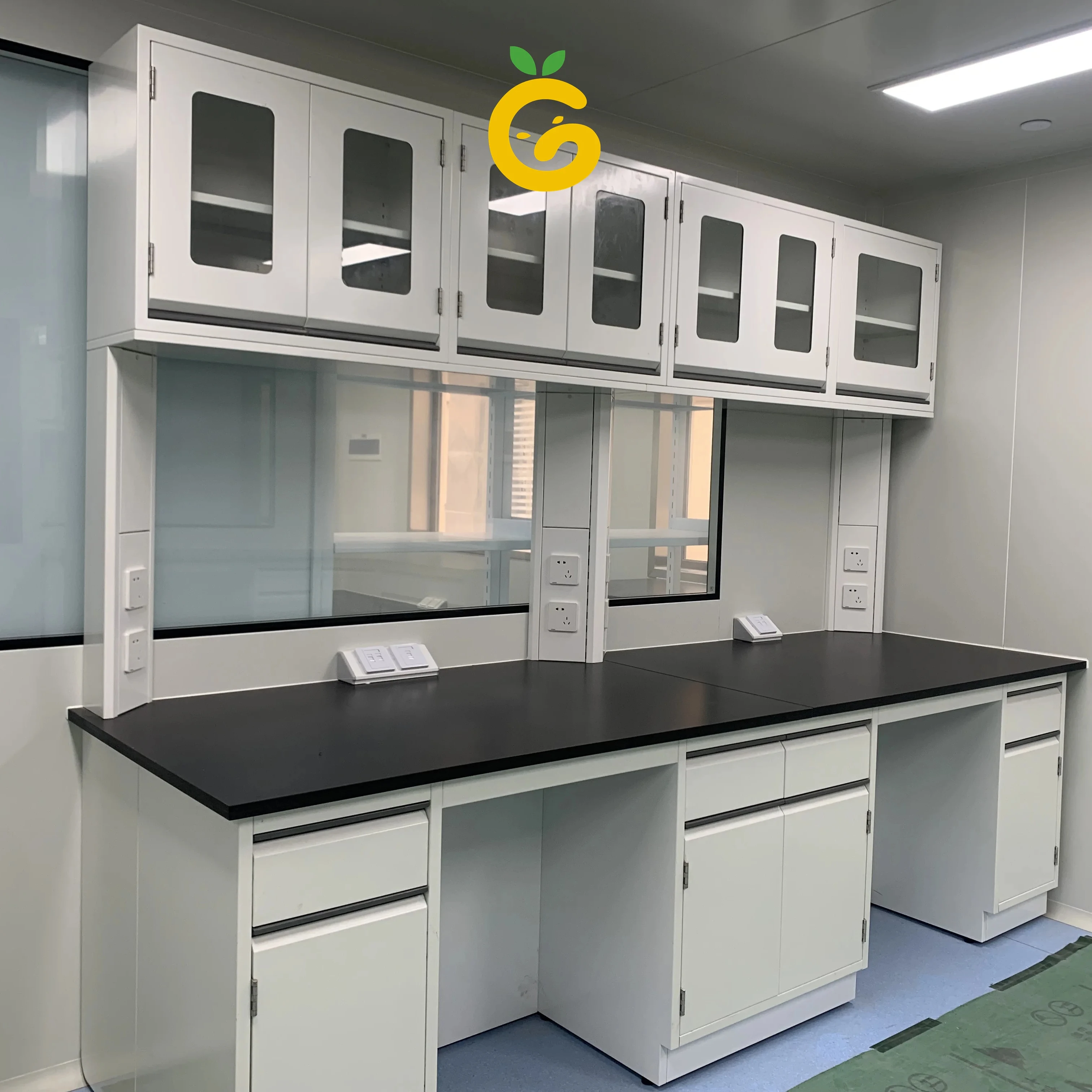 Commercial furniture pharmaceutical laboratory bench chemistry wall table laboratory furniture for university