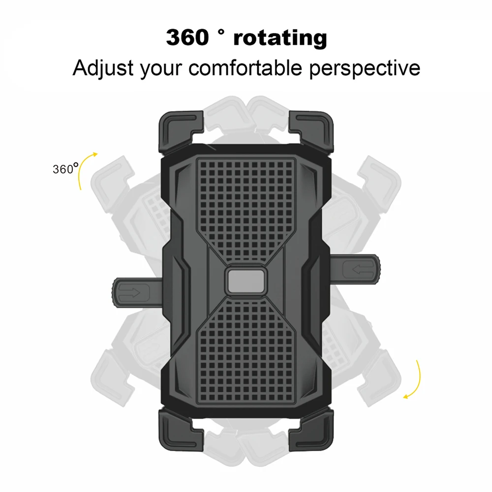 1 Sample OK Motorcycle rearview mirror Phone Mount 360 degrees Bike Phone Holder One Key Switch Accessories Cycling Mount