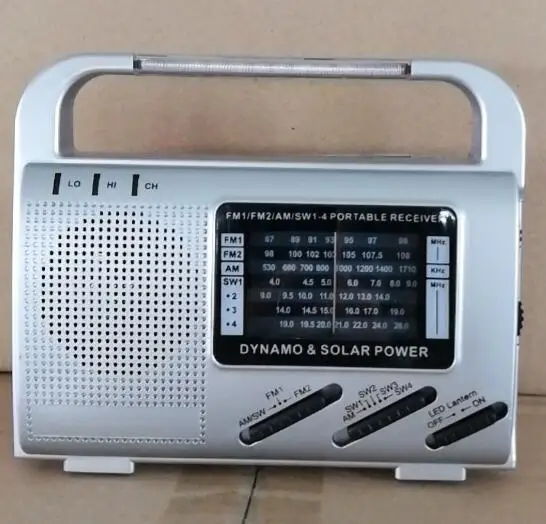 solar multiband retro radio with flashlight, variety design and color