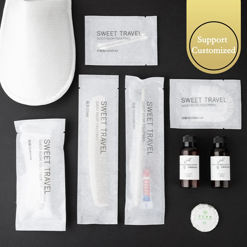 Eco Friendly Spa Bottle Shower Shampoo Toiletries Product Mini Toiletries for Hotel Travel Toiletries Kit Set