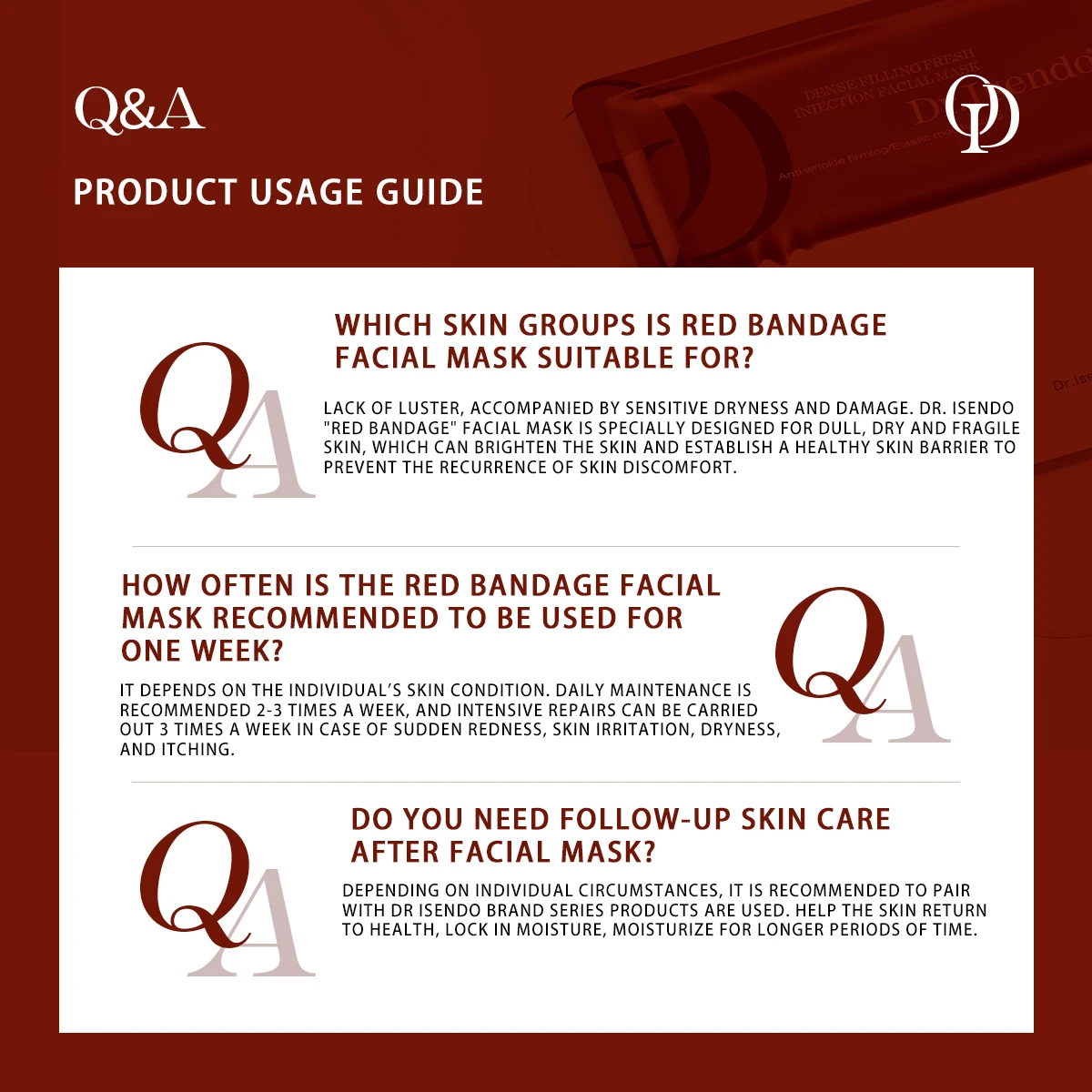 OEM Private label 5pic/box Fresh injection mask two split yeast Pro-Xylane anti-wrinkle firming moisturizing for face care