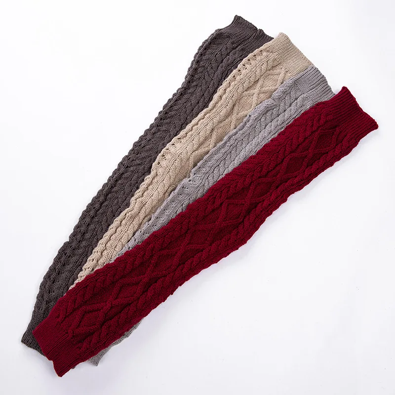 Winter leg warmer thigh high socks over the knee knitted wool warm socks