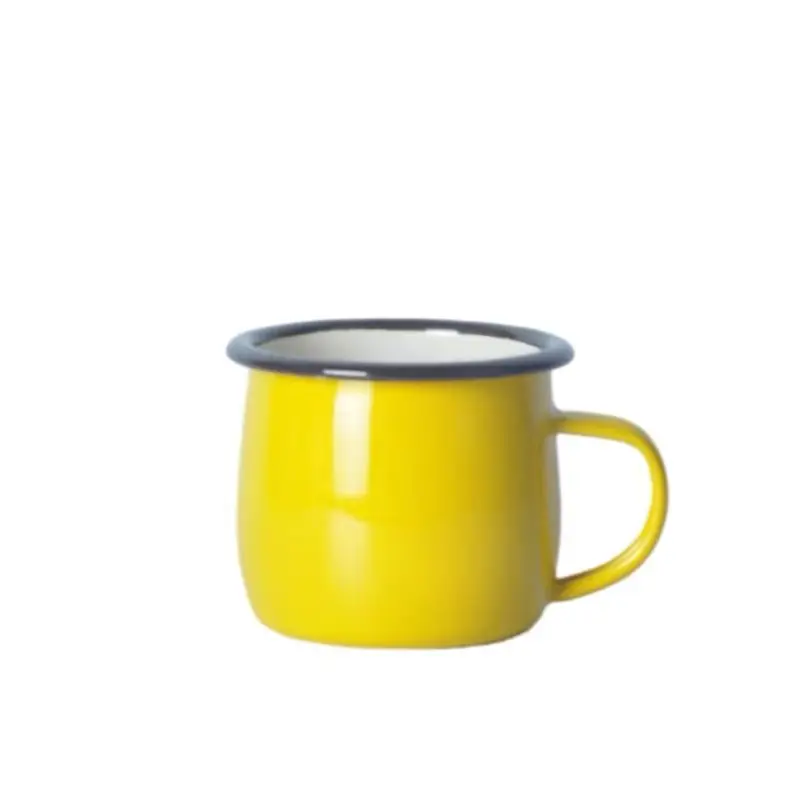 Fashion Designed Pastel Enamel Camping Mugs Ceramic Tea Making Cup bulk ceramic coffee mugs with colorful glaze