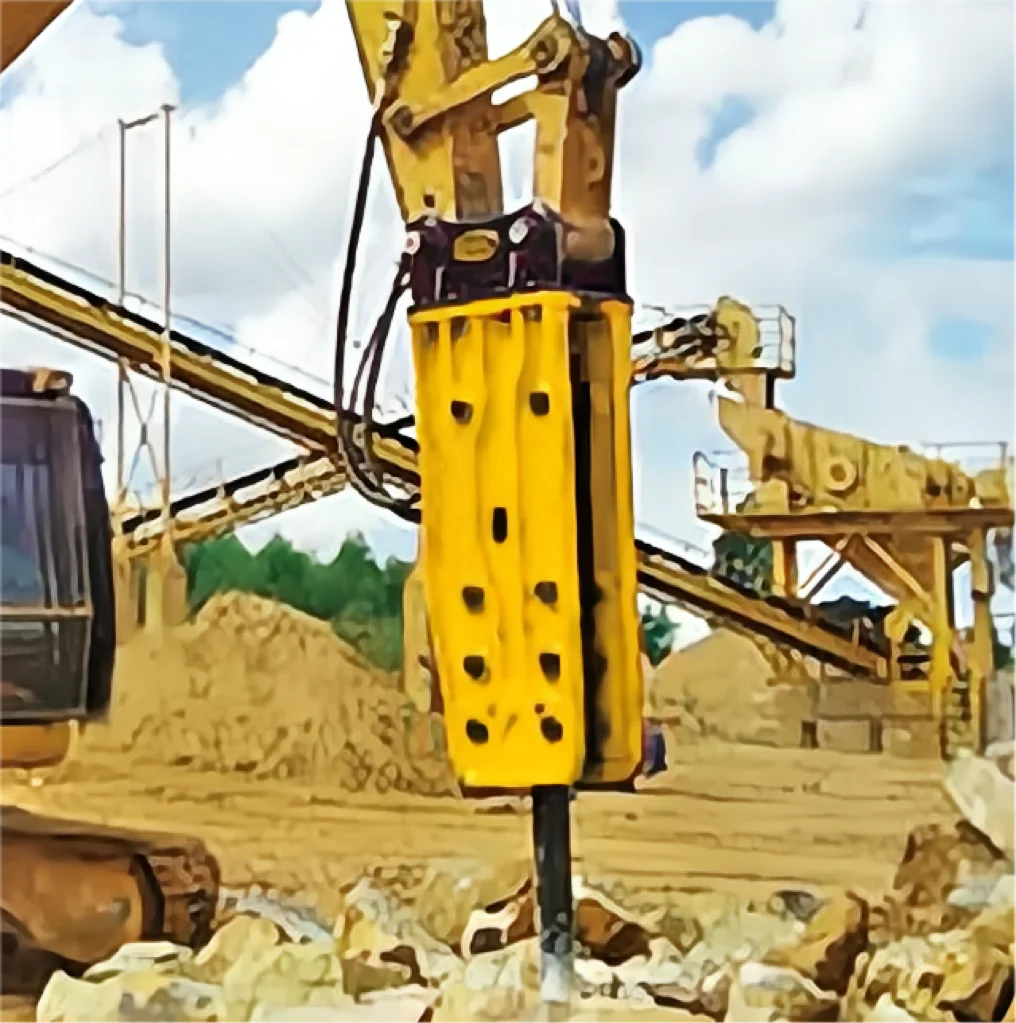 Hydraulic Rock Demolition Breaker for Excavator Hitachi 20 tons to 50 tons HB15G HB20G HB30G HB40G