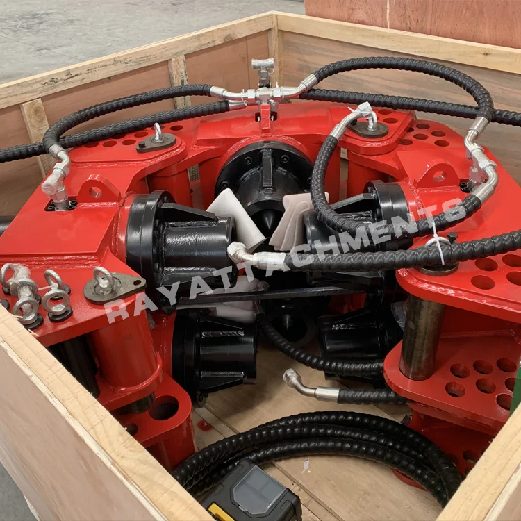 Round Concrete Pile Breaking Machine Hydraulic Pile Breaker For Excavator