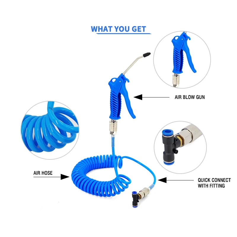 Pneumatic Tool Plastic Industrial Nozzle Tyre Air Blow Gun Air Duster Gun for Blowing Dust