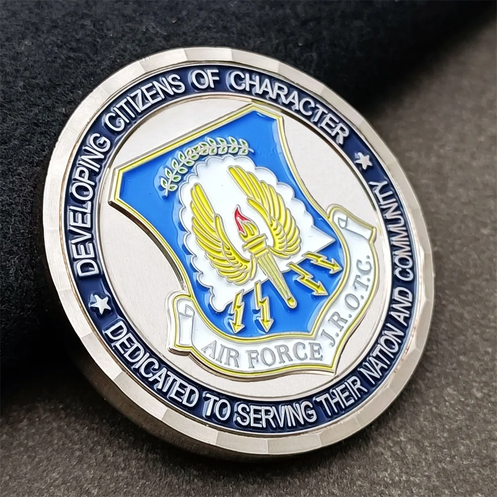 Customized Soft Enamel Colorful Commemorative Souvenir Gift Metal Challenge Lucky Token Coin Medal Trophy