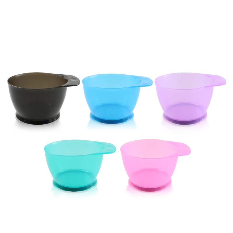 5 Colors Plastic Dye Bowl Hair Dyeing Palette Bowls Salon Dye Mixing Bowls Barber Styling Tool Hairdresser Accessories