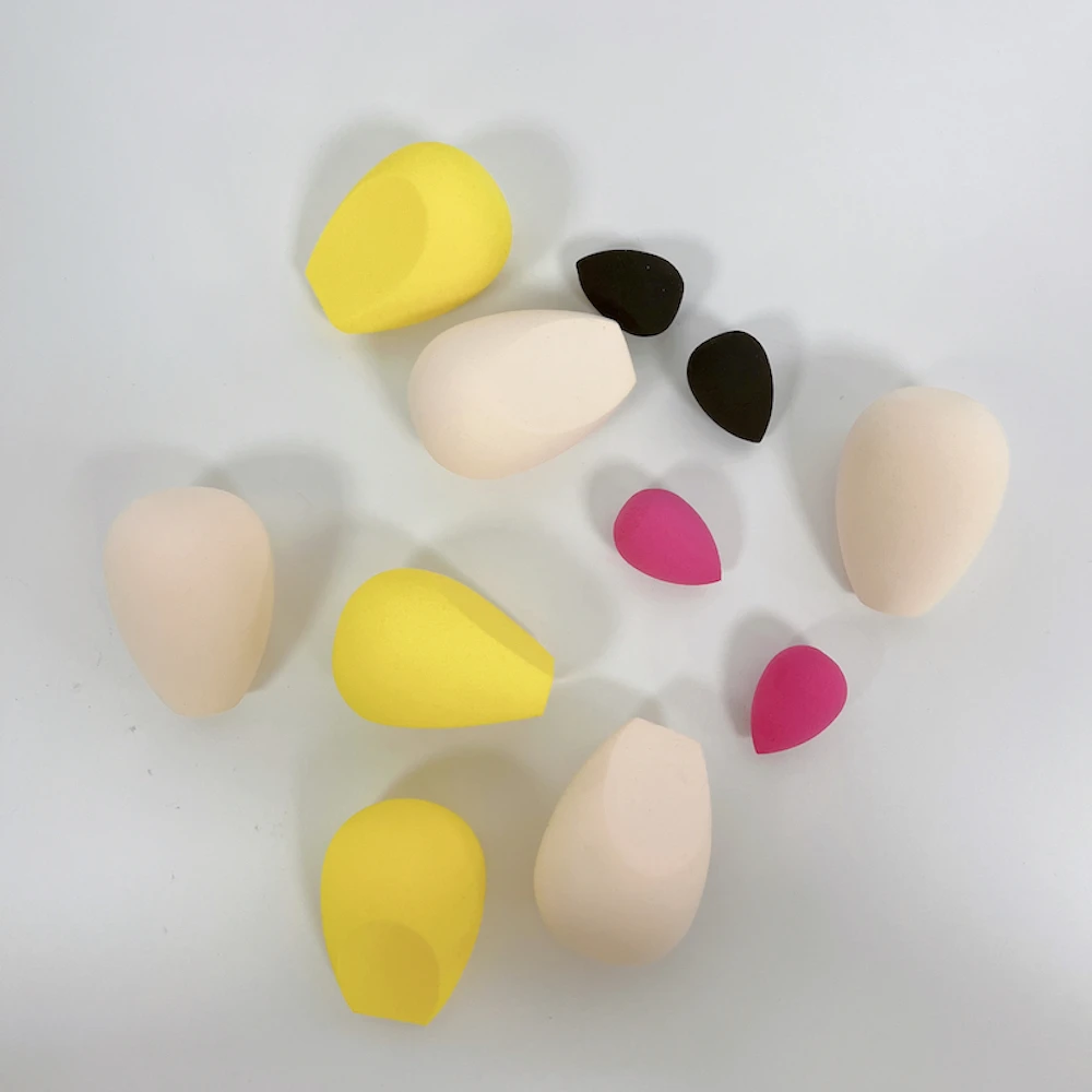 Custom Logo Egg Shape Makeup Sponge Private Label Cosmetics Blender Latex Free Soft Makeup Sponge