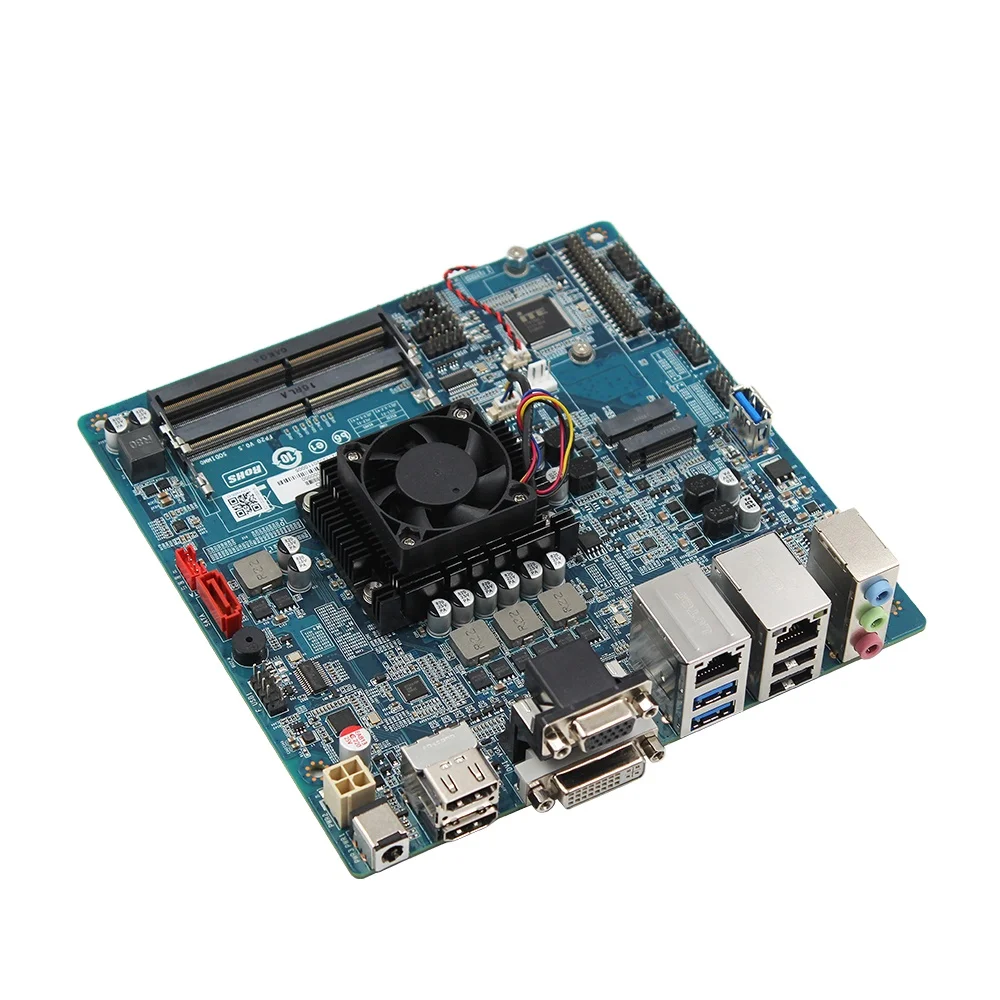 Maxtang  FP20 mini-ITX embedded motherboard Amd V1605B DDR4 32GB SATA3.0 M.2 NVME computer motherboard