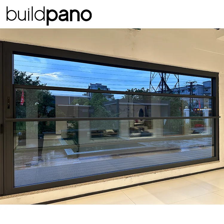 Electric lifting windows, aluminum glass residential remote control automatic vertical sliding windows