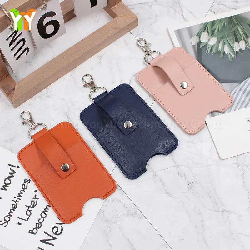 В наличии, кожаный чехол для дезинфицирующего средства для рук 30 мл, держатель, брелок-спрей с кожаным перцем и бутылкой 30 мл