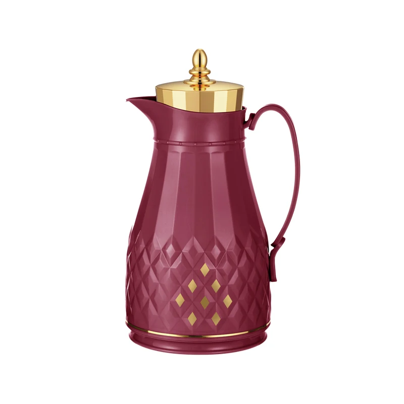 SUNLIFE 100% PATENT Design Thermo Jug 1.0L High Quality Glass Refill Inside Arabian Coffee Pot