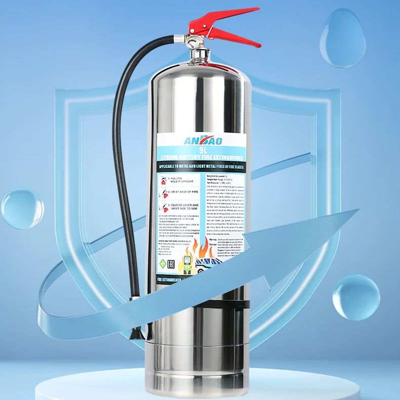 6L portable lithium battery fire d grade extinguisher