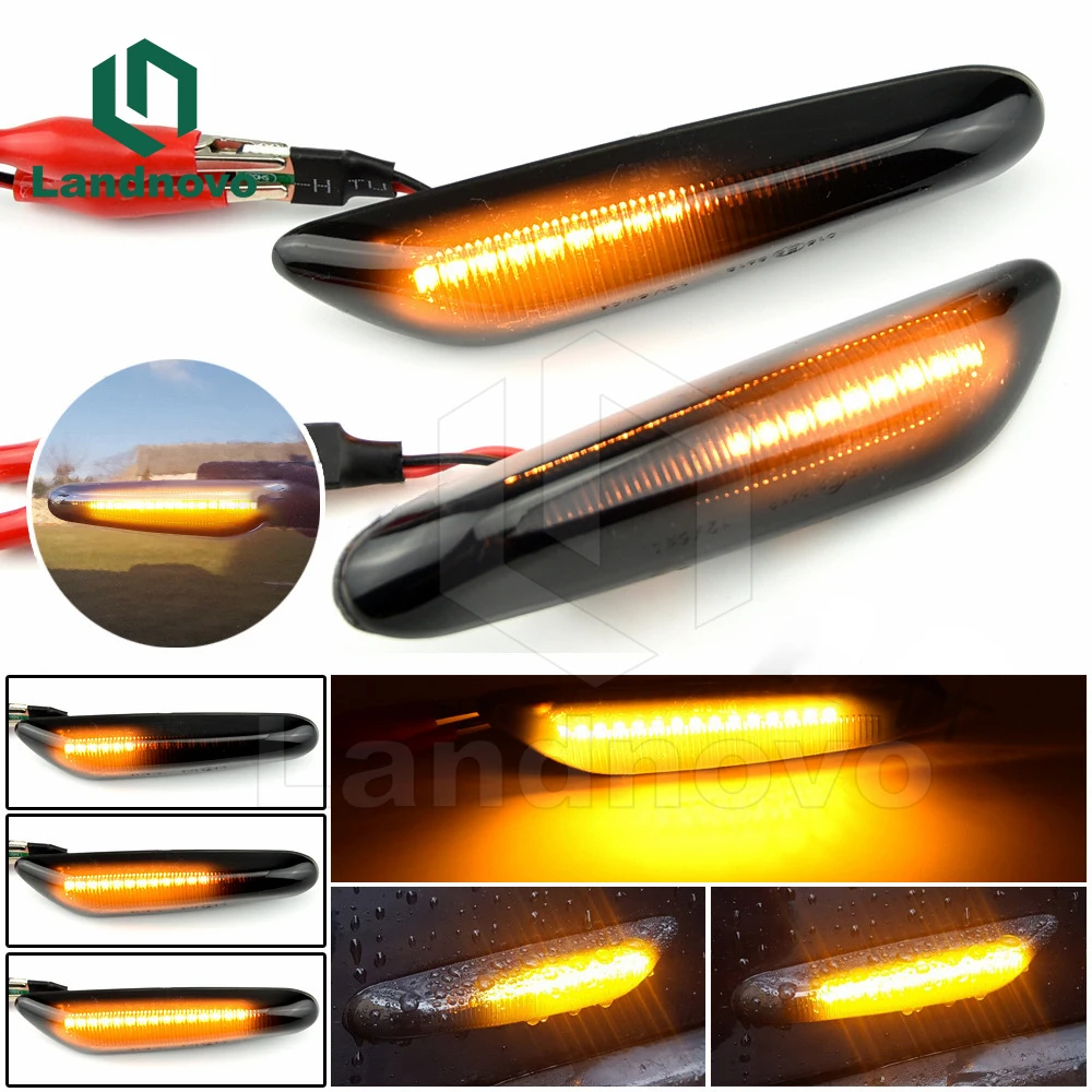 Turn Signal Side Fender Sequential Light Indicator Lamp For BMW E90 E91 E92 E93 E60 E87 E82 E46  LED light