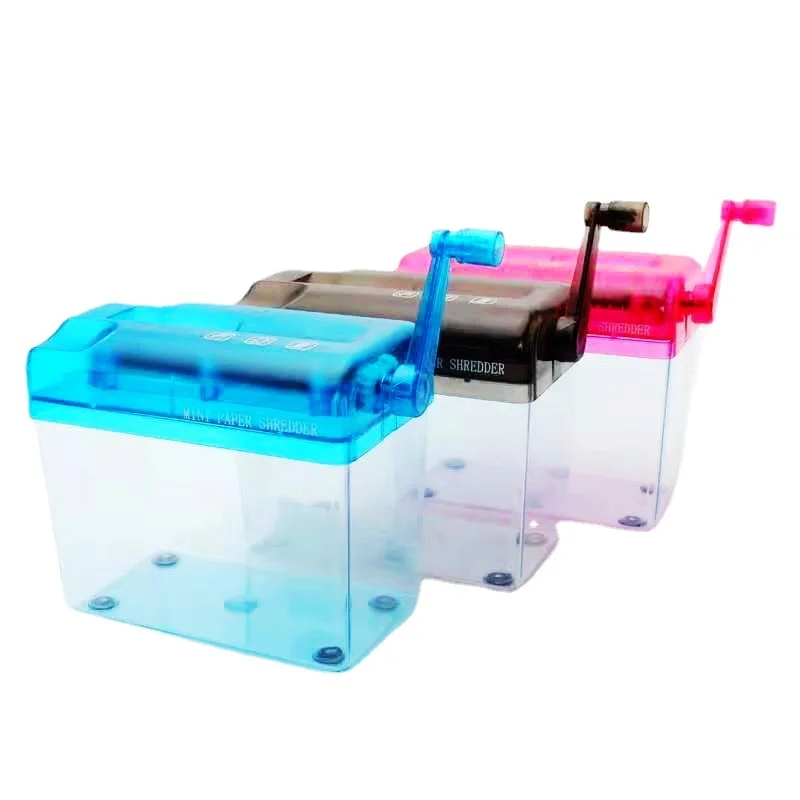 Mini Office Small Manual Paper Shredder Machine