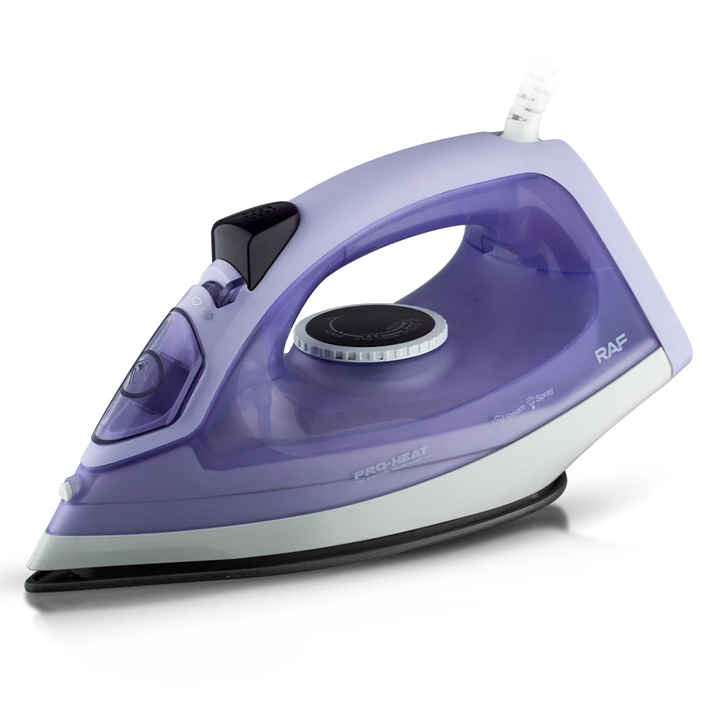RAF Factory Hot Selling Home Automatic Handheld Ceramic Soleplate Electric Spray Steam Iron