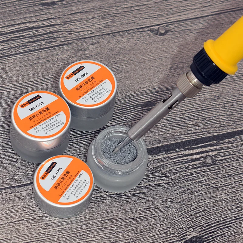 Lead-free Soldering Iron Tip Refresher Clean Paste for Oxide Solder Tip Head Resurrection Cream