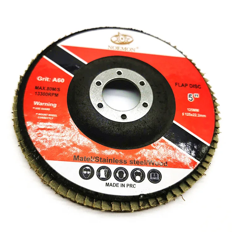 
Abrasive Grinding Flap Disc 125 x 22.2 mm Grit 36 