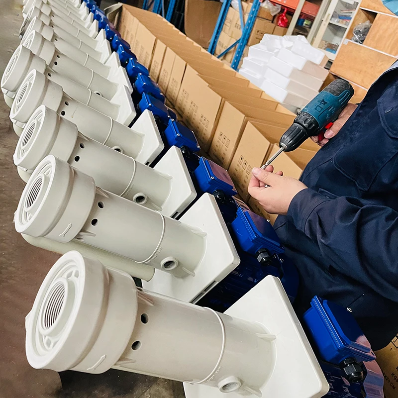 2.2kw high flow spray pump acid and alkali resistant chemical transfer circulating vertical pump in tank submersible pump