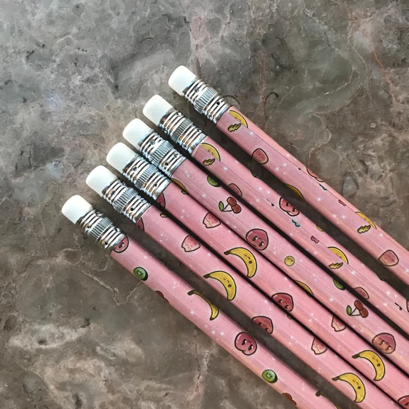Фабрика производит Детские Мультяшные карандаши индивидуальные полноцветные дизайнерские карандаши с принтом