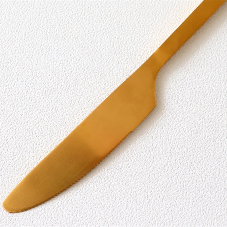 Столовые приборы из нержавеющей стали cotta, столовые приборы с покрытием из матового золота, японская модель