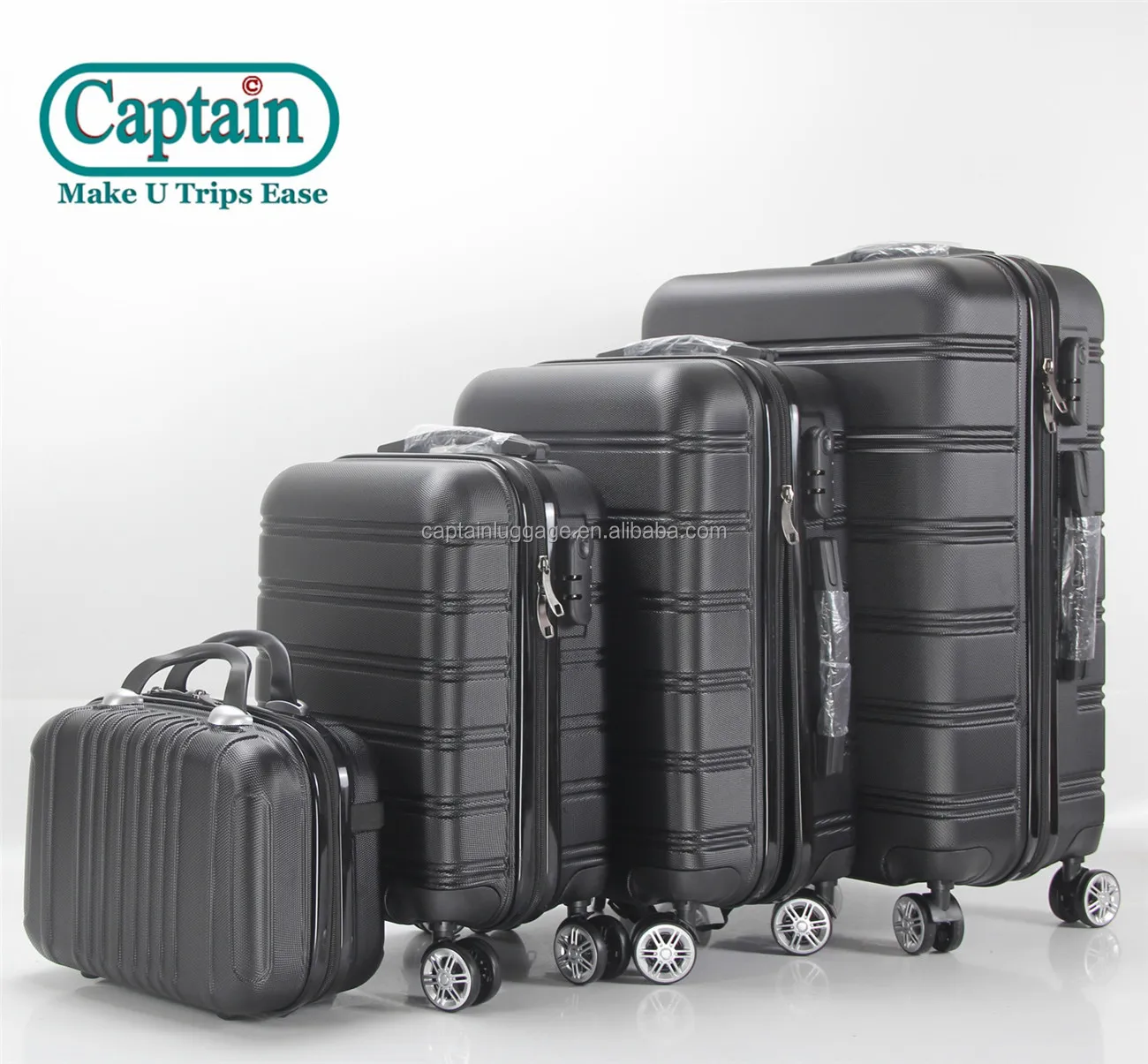 
Women Custom Luxury ABS Hand Luggage Sets On Wheels Travelling Bag Suitcase Luggage For Sale 