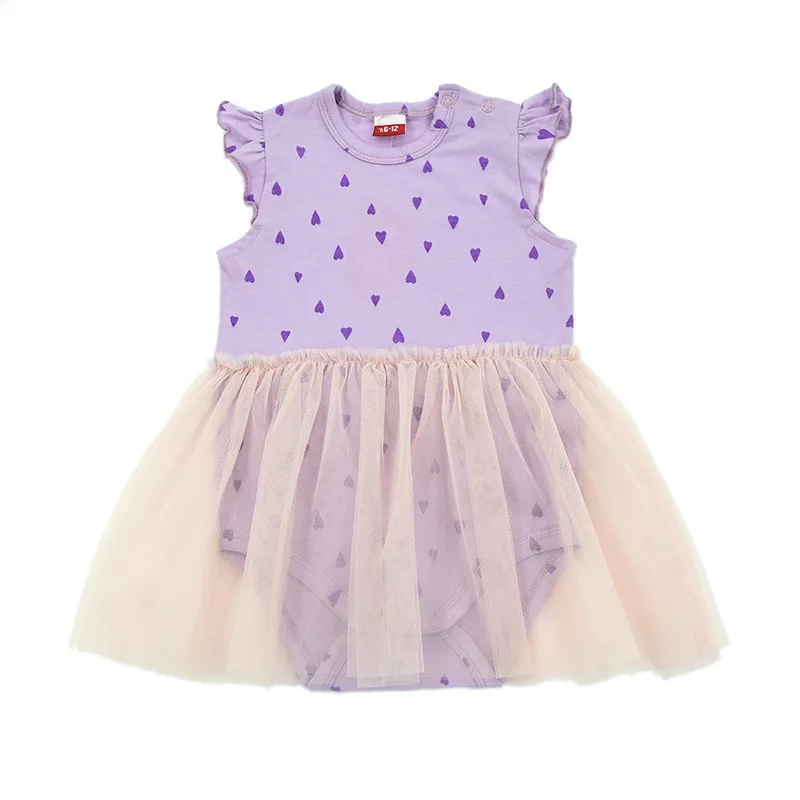 Fuyu Baby Printed Saree Animal Pattern Cherry Fun Dinosaur Multicolor Dress Round Neck Cotton for Kids Sleeveless high quality