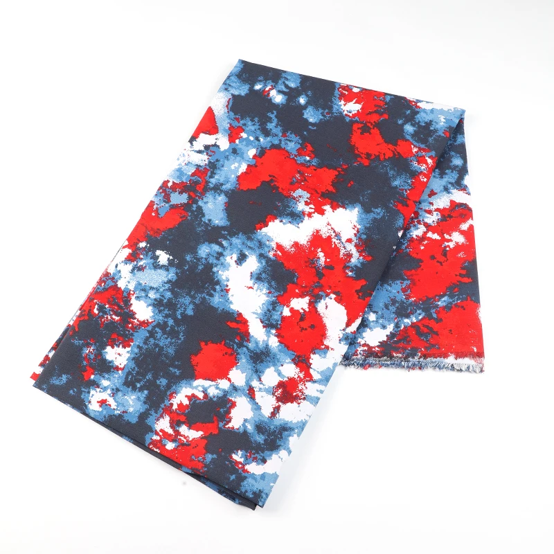 100% Cotton Poplin Fabric Floral Pattern Wholesale Stock Black White Rotten Flower Design Dots Viscose Clothing Fabrics