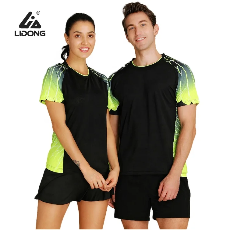 
Wholesale Custom Cheap Sublimation Printing Sport Wear Quick Dry Men Women Tennis Clothes Training Jersey 