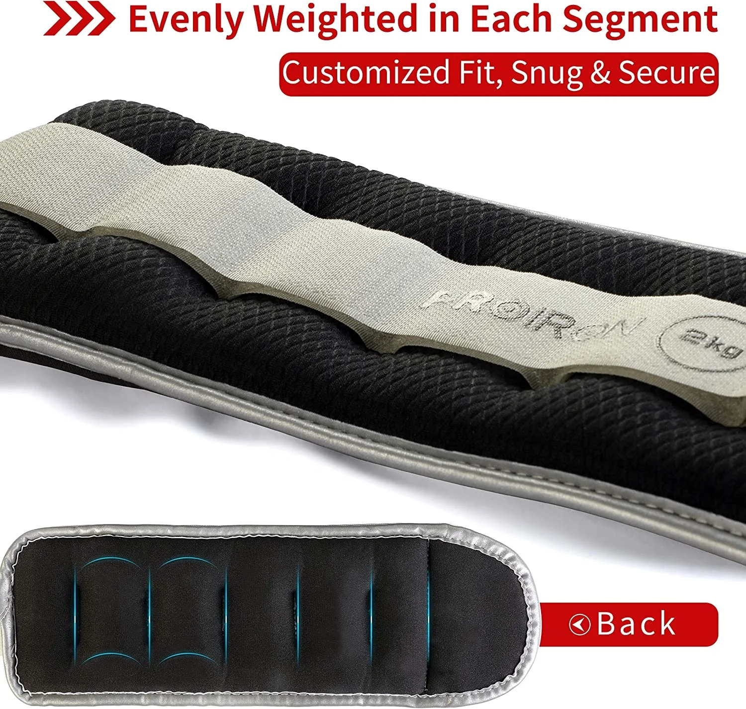 Wrist & Ankle Weights Set  Versatile for Yoga, Walking, Running, Barre, Pilates, Cardio & Aerobics | Home & Gym Workouts