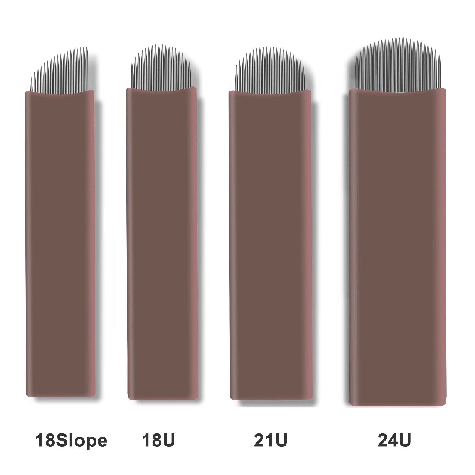 Microblading Tattoo Blades Nano 0.15 Semi-permanent Emboss Needle Semi-Permanent Embossed Resin Needles Diagonal needles 18