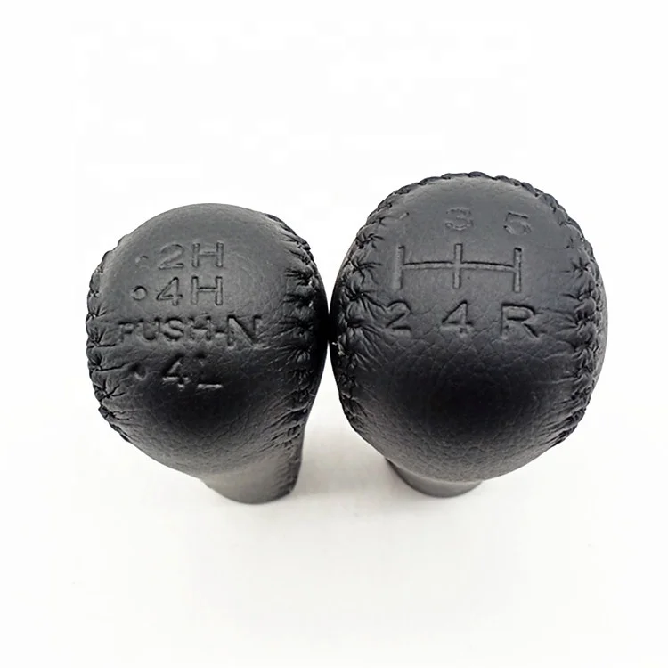 good quality black leather car accessories gear shift knob gear head for nissan patrol safari y61 OEM 32865-40u00