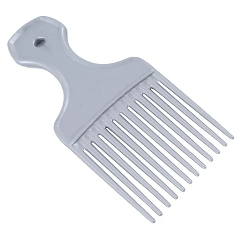 High Quality Plastic High Low Gear Comb Hairdressing Styling Tool Insert Plastic Plain Afro Comb