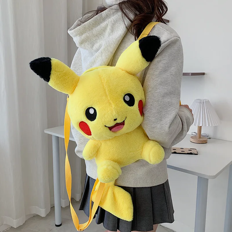 Kawaii Sanrioed Cinnamoroll Kuromi My Melody хлопковый плюшевый рюкзак Кукла сумка на плечо школьная игрушка детский Рождественский подарок