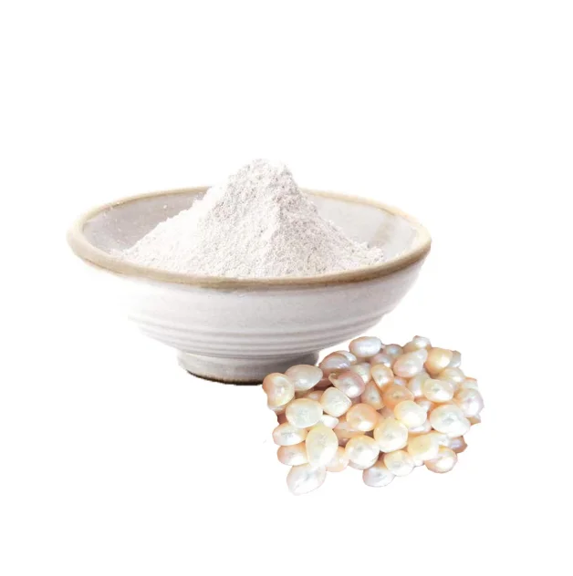 Factory Supply ISO Certified 100% Pure Ultra-fine pearl powder Grade A 1000-4000 Mesh for Food, Cosmetics, Health products