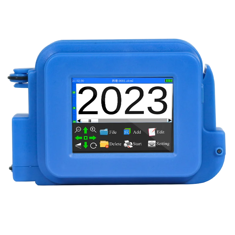 Intelligent Expire Date Mini Inkjet Printer For Box Logo Batch Code Printing For Glass Metal