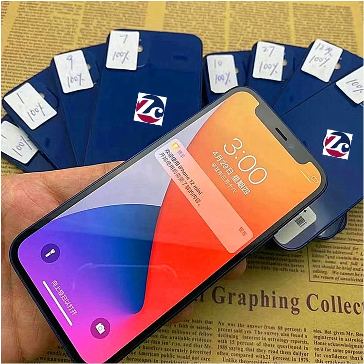 ZC 100% Original 99 New unlcoked used Mobile Phone For iPhone 12 64GB 128GB 256GB(3 months warranty)