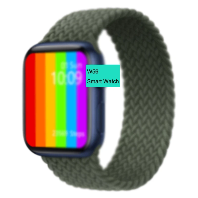 
2021 China Touch Screen W56 Smart Watch Android Grils Watches Amazon Top Seller Serie 6 Barcelet M active W56 Smartwatch 