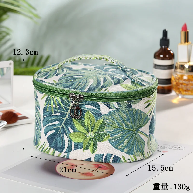 Wholesale Female Purses Pencil case Toiletries Storage Wash Bag Canvas Cosmetic Bag With Zipper