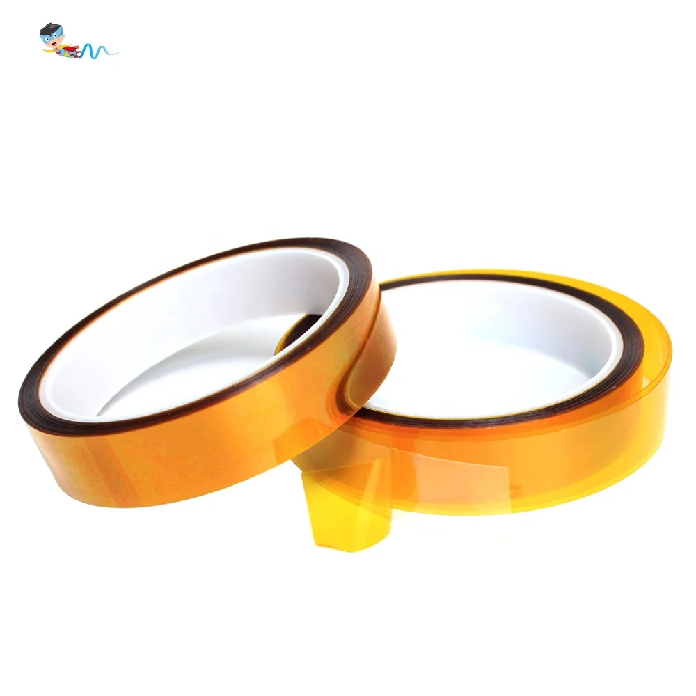 2- Linered Polyimide Pi Film Coated Silicone Glue Kaptons Self Adhesive Tape with Release Liner