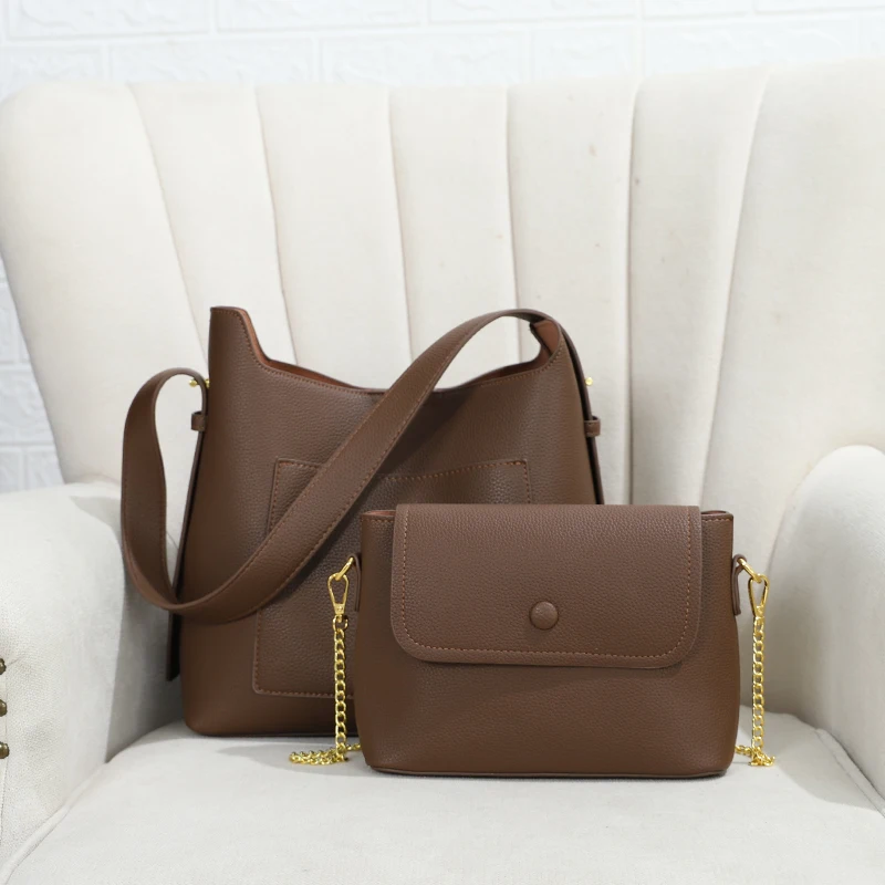 Handbag Manufacturer OEM 2 in 1 Stylish Hobo Bag Handbags for Women Wholesale Ladies Hand Bags Luxury Designers Purses